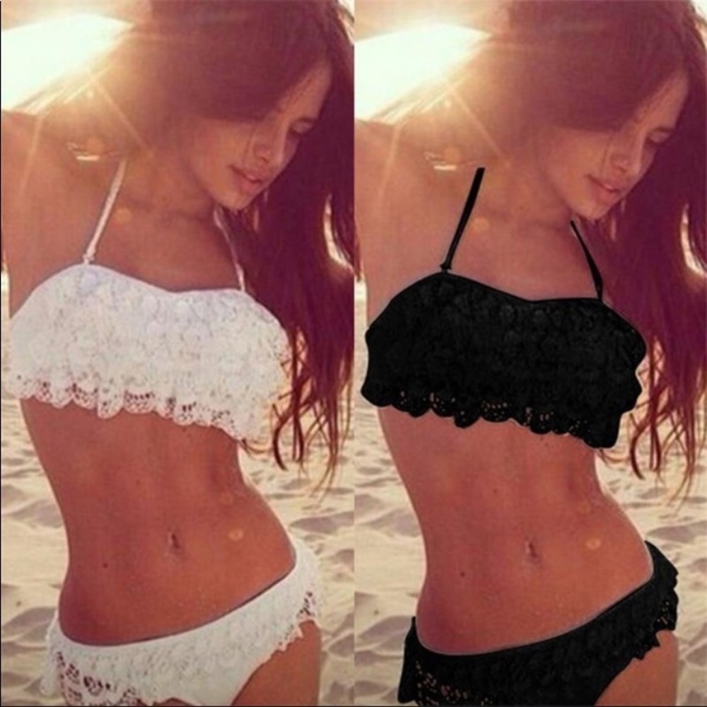Bandage style bikini set